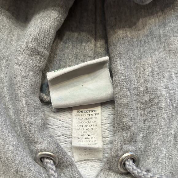 Champion USCG Coast Guard Hoodie Sweatshirt Heather Gray Size Medium Embroidered - Picture 7 of 7